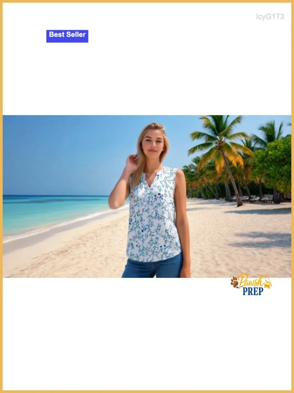 Sleeveless V-Neck Tank Top for Women Casual Summer Blouse Tunic